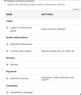 Drupal Commerce Checkout flows